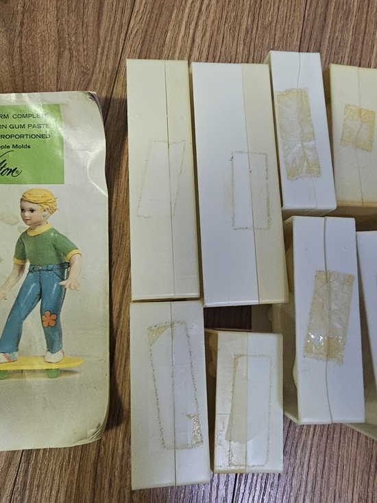 Wilton Other - Wilton vintage doll making molds full body parts